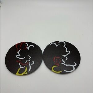 Mickey and Minnie Mouse Car Coasters